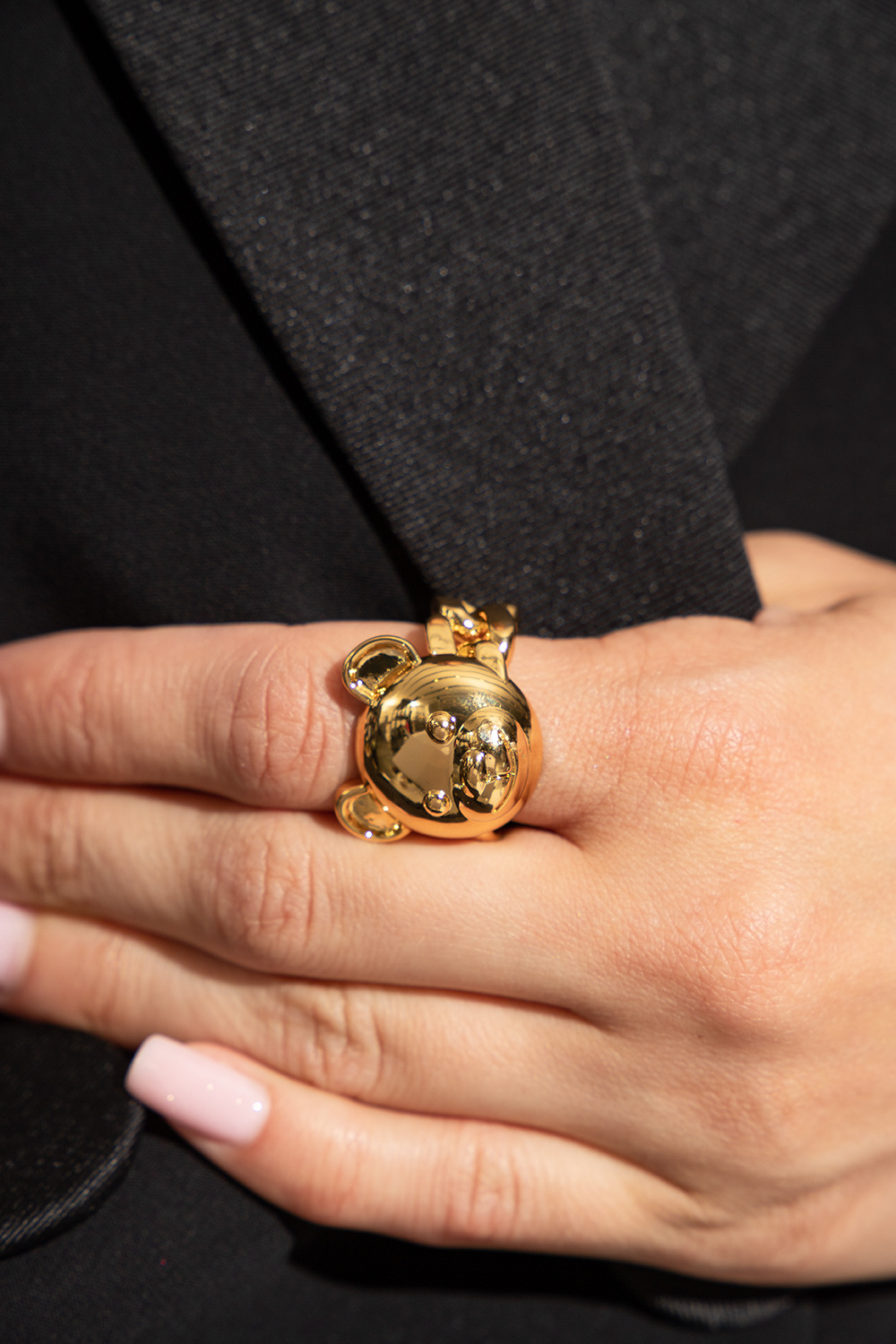 Moschino teddy discount ring